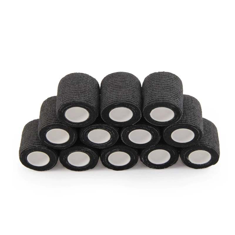 Svart sammanhängande bandage